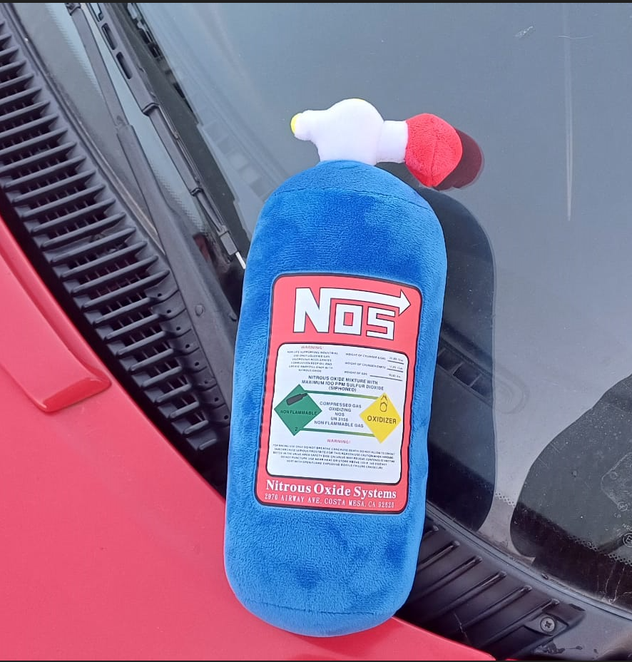 NOS bottle plushie